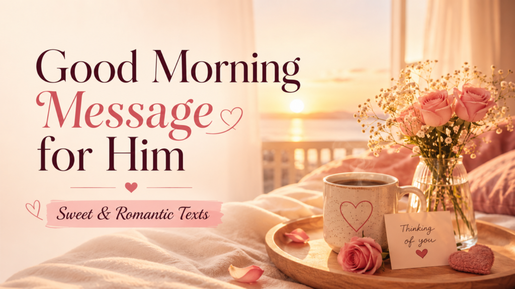 Good morning message for him