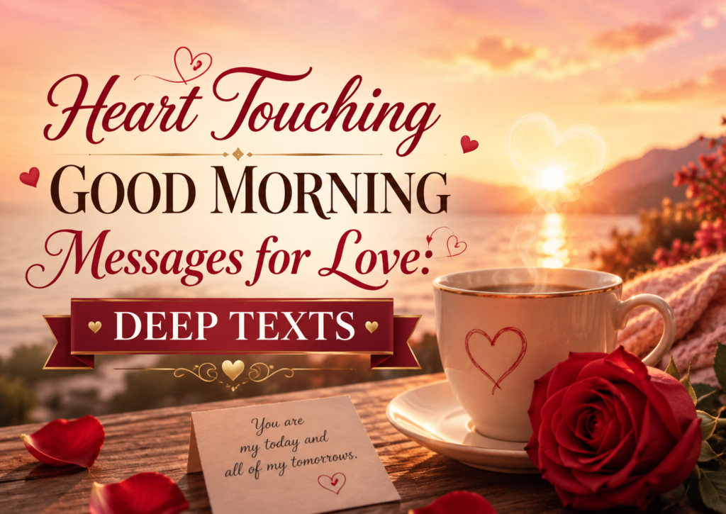 heart touching good morning messages for my love